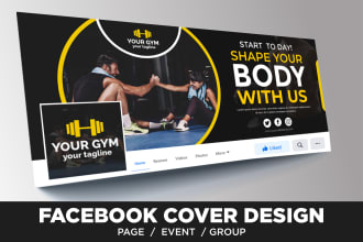 design facebook cover photo, banner, fb ads, youtube cover