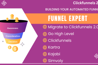 setup kajabi, clickfunnels 20, simvoly, gohighlevel, kartra, squarespace