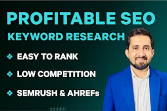 do profitable semrush SEO keyword research with competitor analysis for ranking
