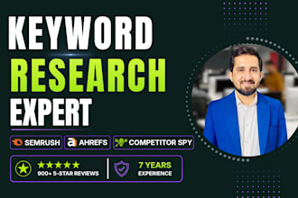 do profitable SEO keyword research and competitor analysis to rank on google