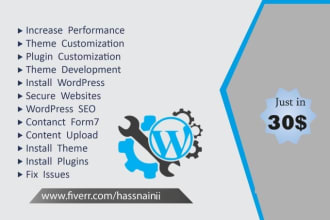 fix wordpress errors and customize theme and plugins