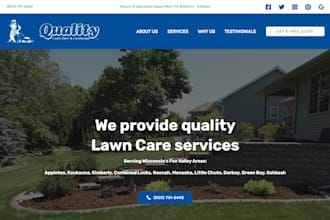 design your service business wordpress website