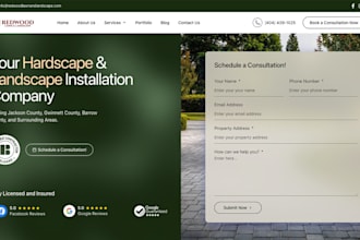 design your service business wordpress website