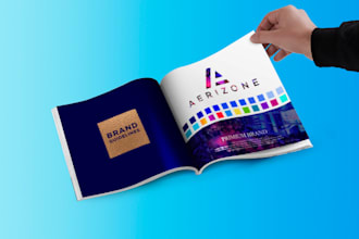 create logo, brand guidelines, brand style guides,book manual