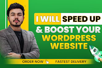 speed up and boost your wordpress website