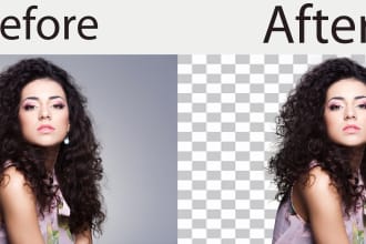 do edge refinement or photo masking