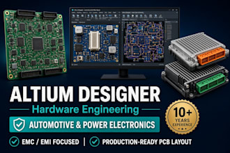 professionally design your pcb layout using altium designer