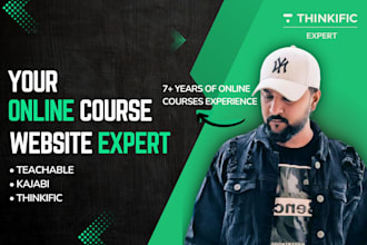 create thinkific, kajabi and other online course website