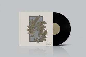 design your album cover art for vinyls and cd