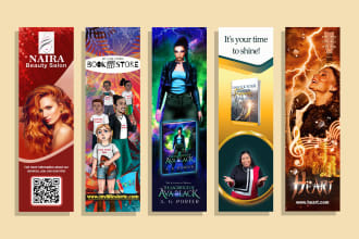 design creative and print ready bookmarks and flyers
