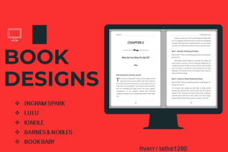 do KDP paperback and ebook formatting and layout designing
