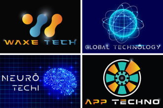 design creative modern,app, technology logo