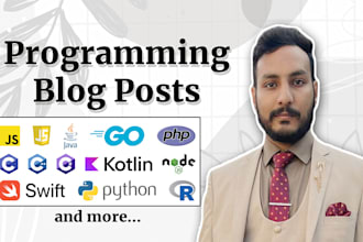 write programming articles, tutorials and blog posts