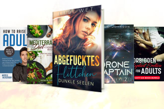 design professional book cover or ebook cover
