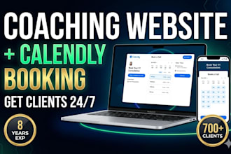 build coaching website with online booking for coaches