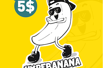 design cute mascot logo or custom cartoon character