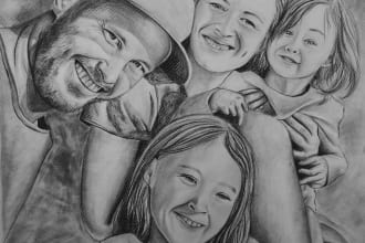 draw a pencil sketch or portrait