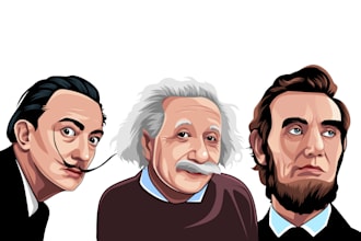 make a cartoon portrait with your face