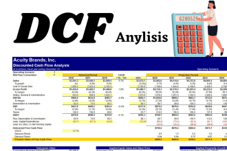 do dcf analysis for companies