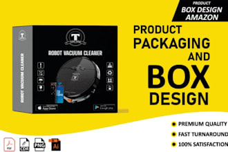 do packaging box design, product box design, mailer box, subscription box and 3d