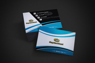 modern business card design in 5 hours