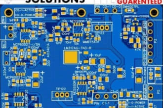 do pcb design, circuit design and pcb layout