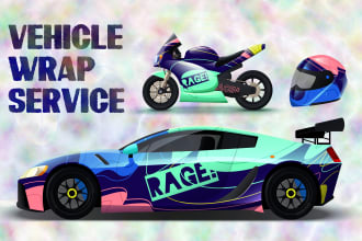 design awesome car, van and every vehicle vinyl wrap
