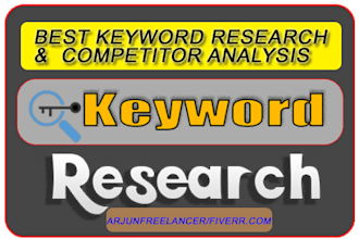 do in perfect SEO keyword research,competitor analysis on business and website