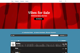 create you a music site to get buzzing
