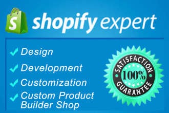 setup shopify dropshipping store and shopify website design