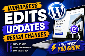 edit, update, customize wordpress or theme customizations