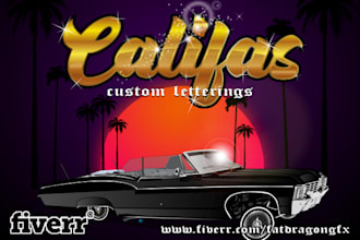 customise a lettering logo for your brand