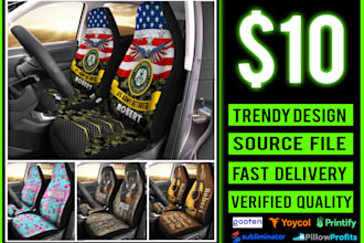 create amazing car seat cover, car sunshade designs