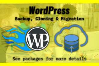 transfer backup, clone or migrate wordpress to new domain or hosting