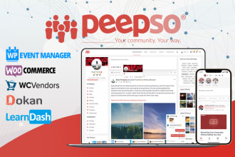 be your peepso social networking website expert