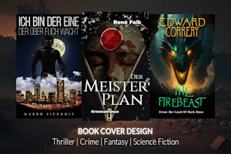 design an eye catching cover for your fiction book