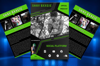design artist press kit, media kit, epk, one sheet