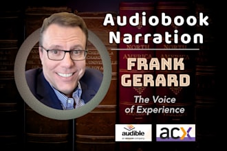 be your experienced audiobook narrator for acx amazon audible