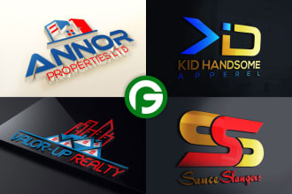 do highly modern professional business logo design for brand