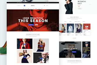design creative landing page or website UI