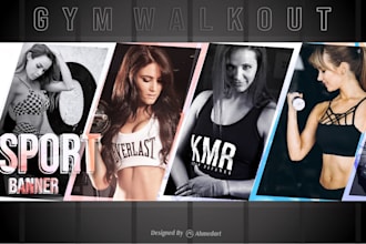 create fitness banners for your brand