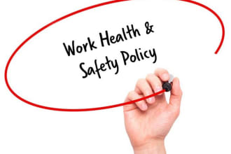 prepare health and safety policy of your organization