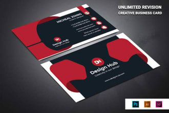 design modern creative business card within 6 hours