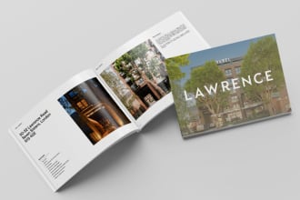 design a modern real estate brochure or property flyer