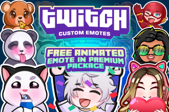create custom twitch emotes, sub badges