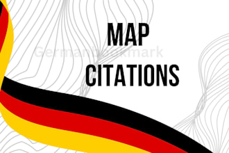 do german map citations for local SEO