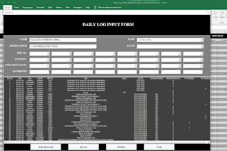 automate your excel sheets and database