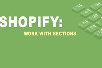 create a custom section on your shopify homepage