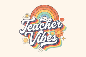 make groovy hippie vintage retro design for t shirt design