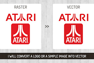 vectorize a logo or a simple image